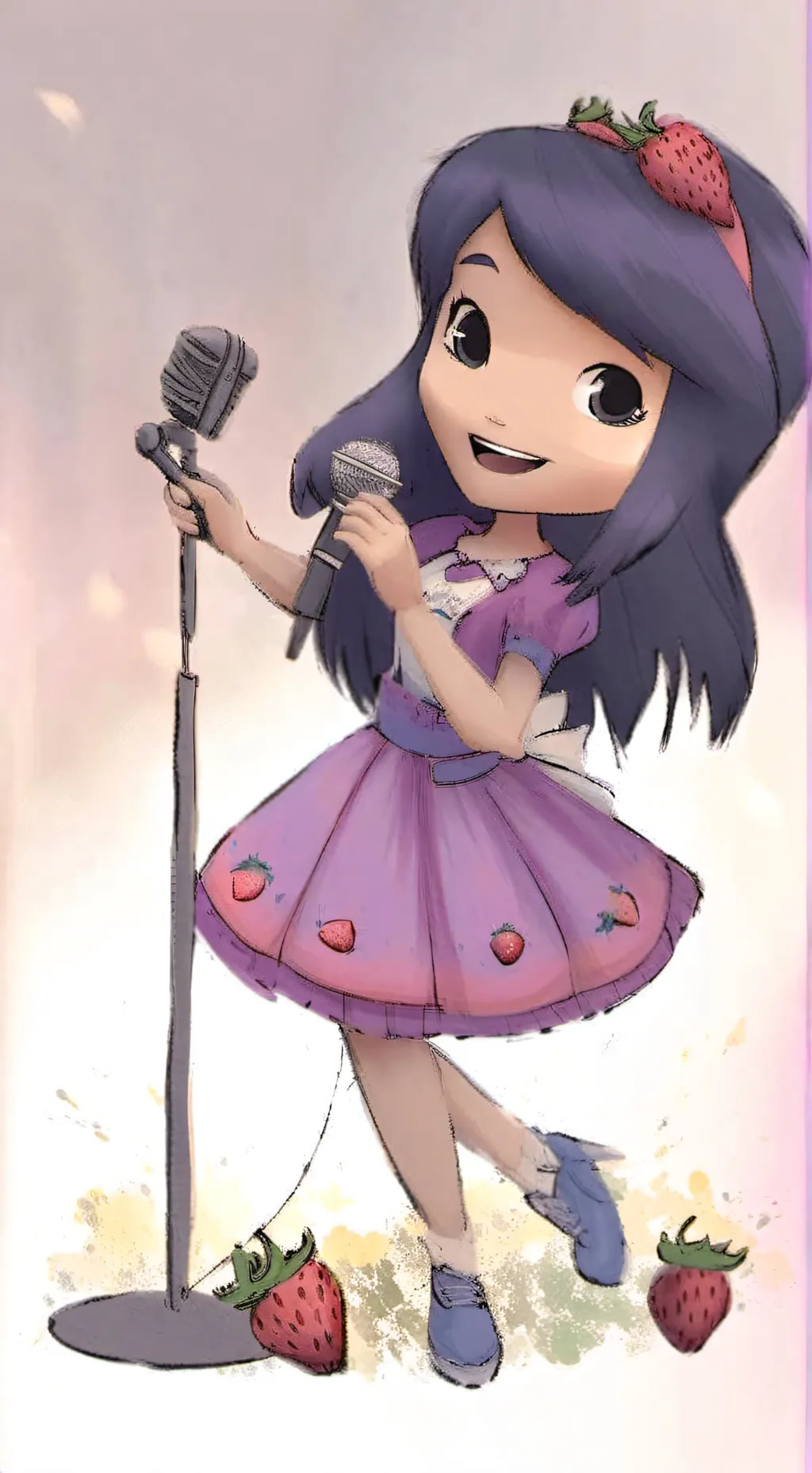 ai character: Cherry Jam background