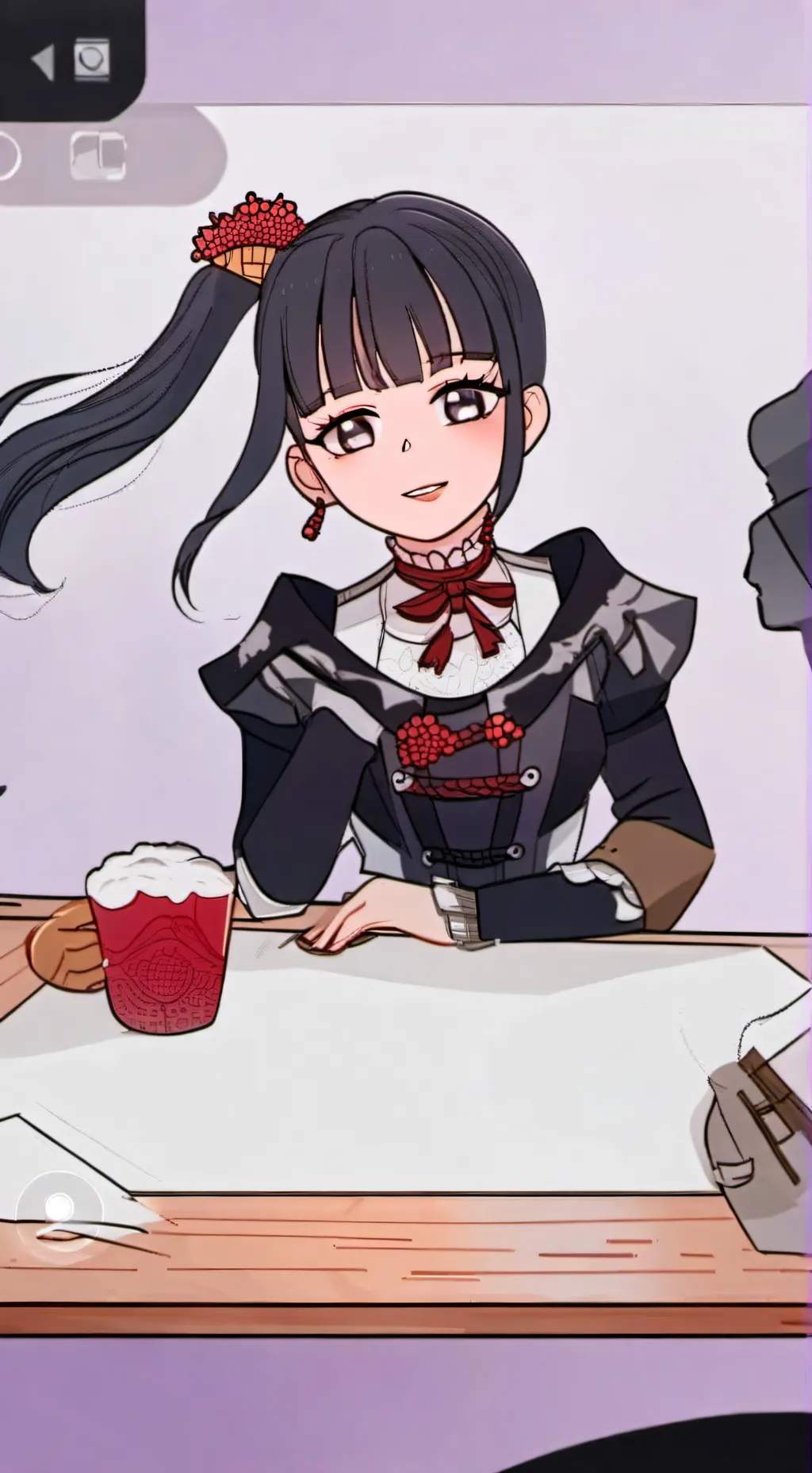 ai character: kanao tsuyuri background