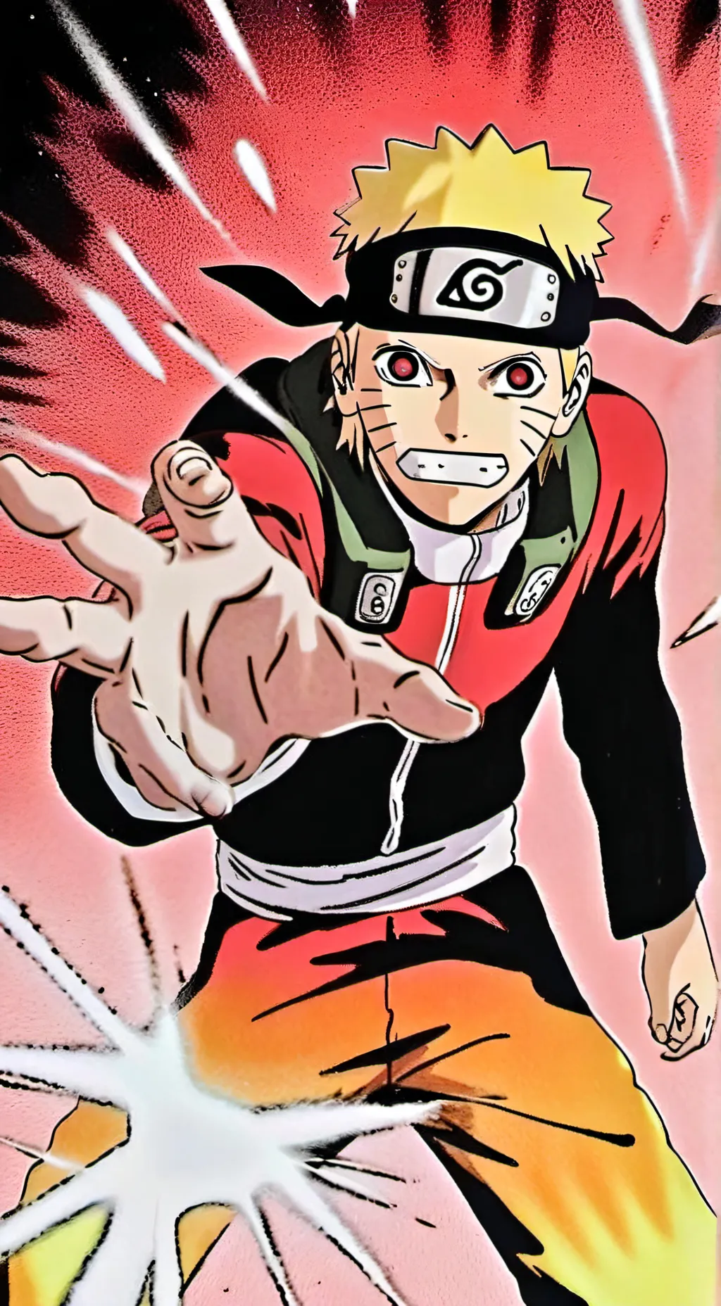 ai character: NARUTO  background