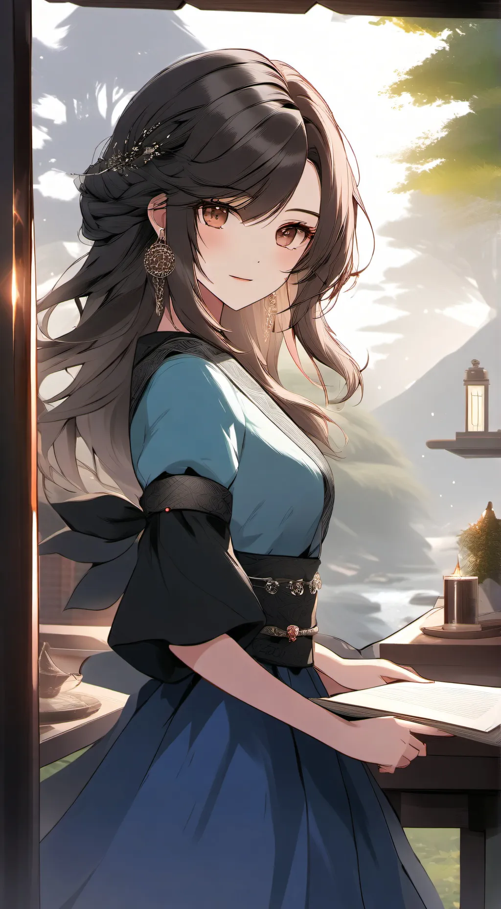 ai character: Hawks Feather background