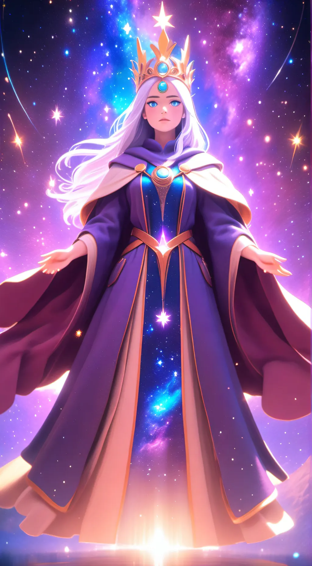 ai character: Astral Sovereign background