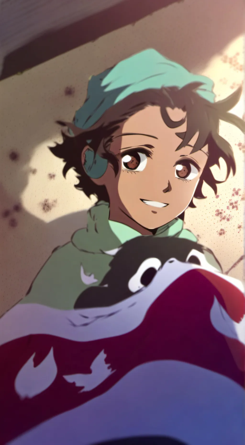 ai character: tanjiro background