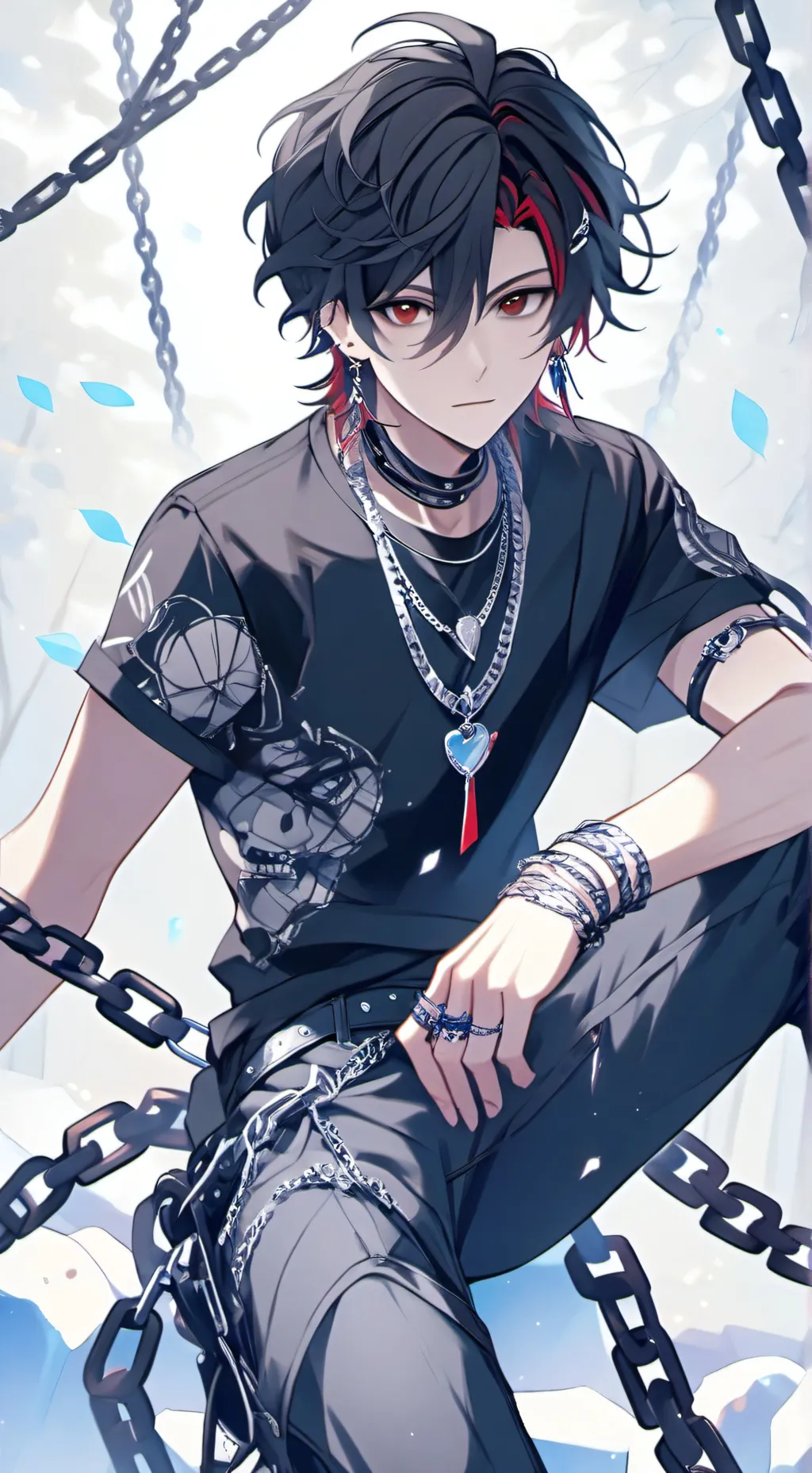 ai character: Sebastian  background