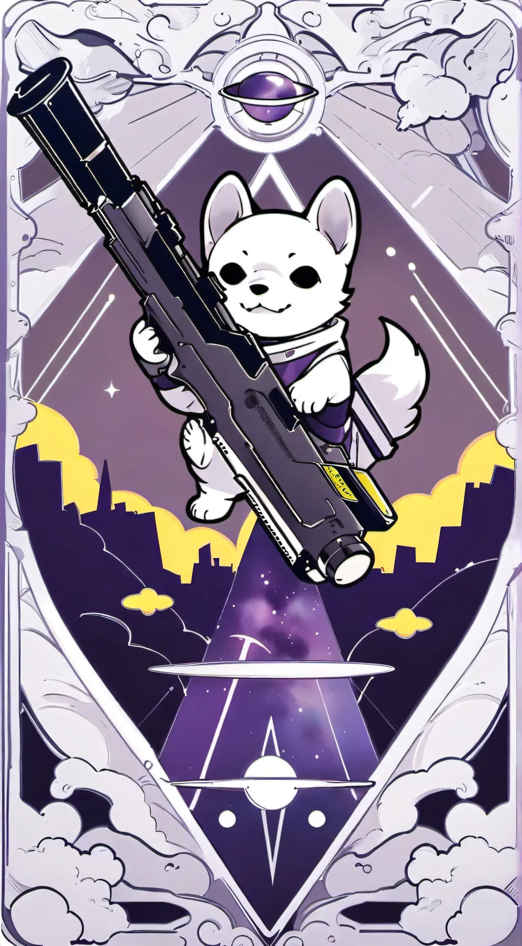 ai character: Dog-Ray background