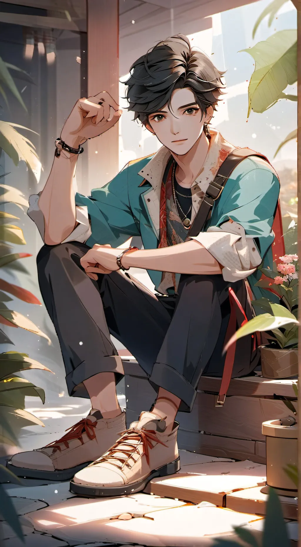ai character: Calix  background