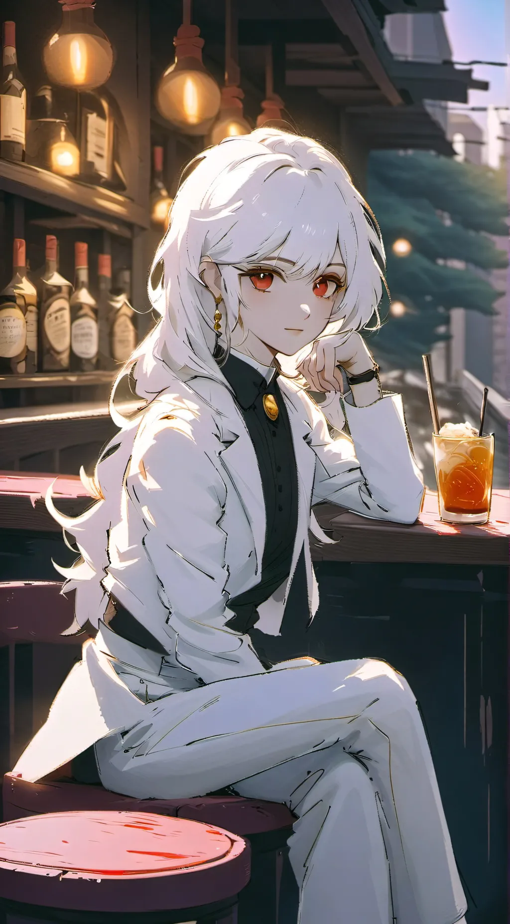 ai character: 🍷🤍🖤Sundara🖤🤍🍷 background