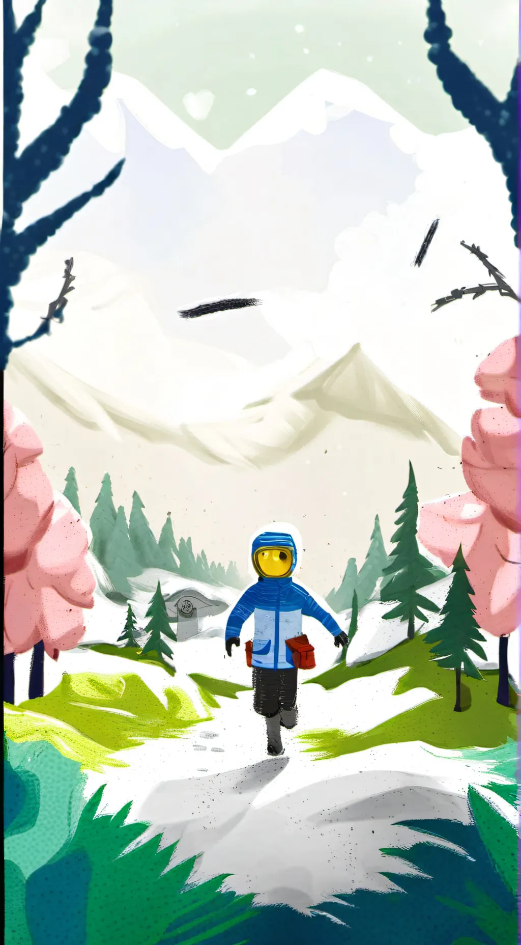 ai character: skz sad background