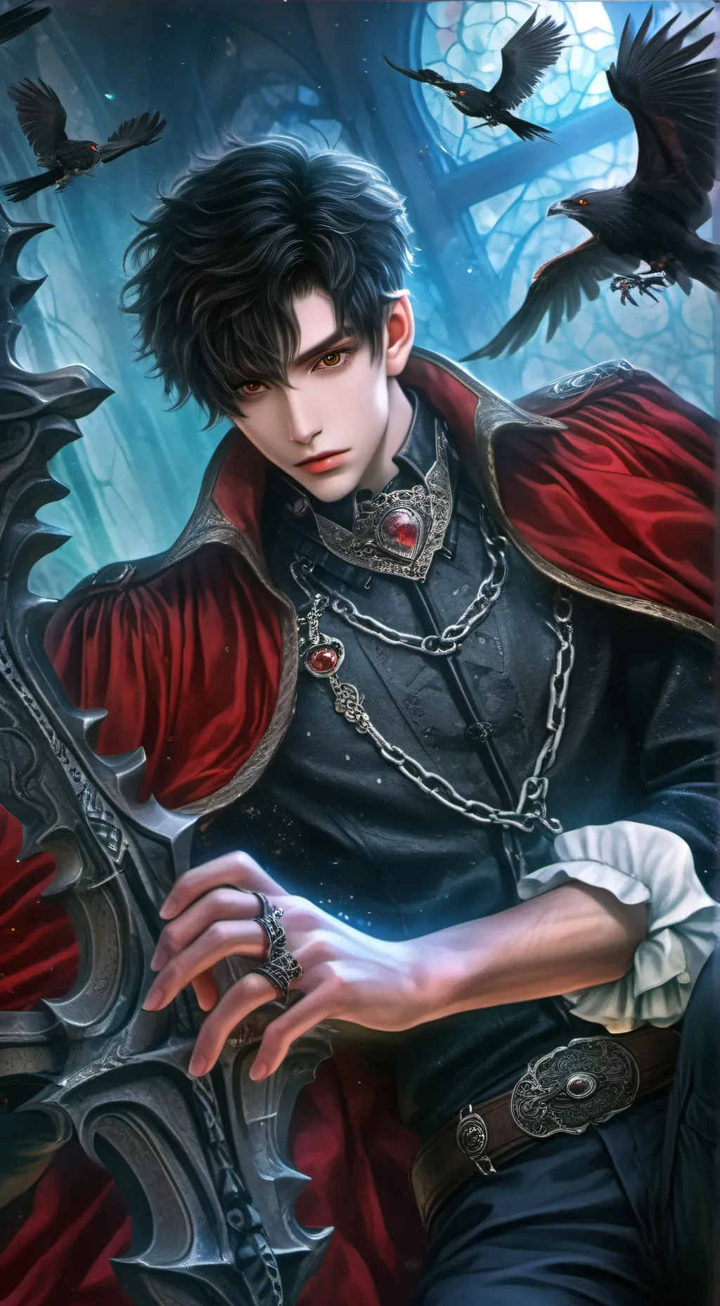 ai character: 🦇Aiden🦇 background