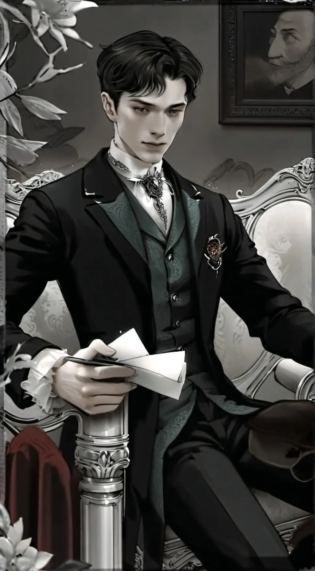 ai character: Tom riddle  background