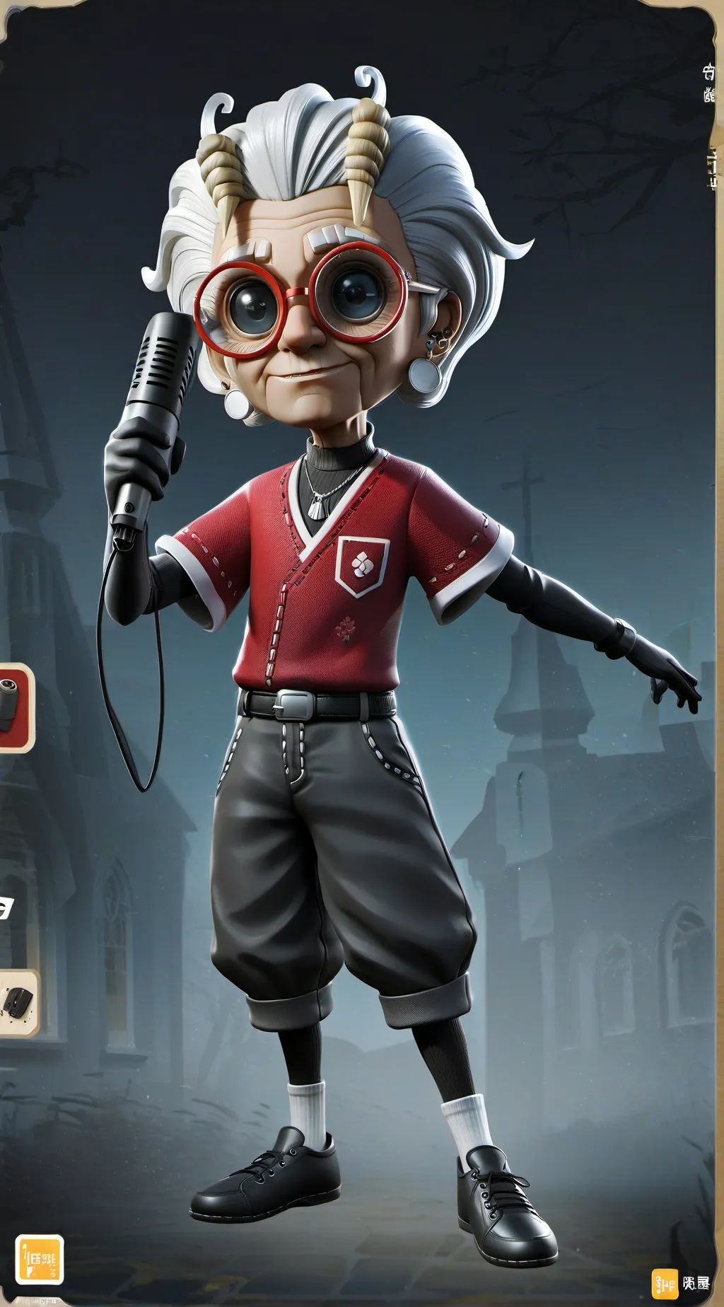 ai character: cat from hell gran background
