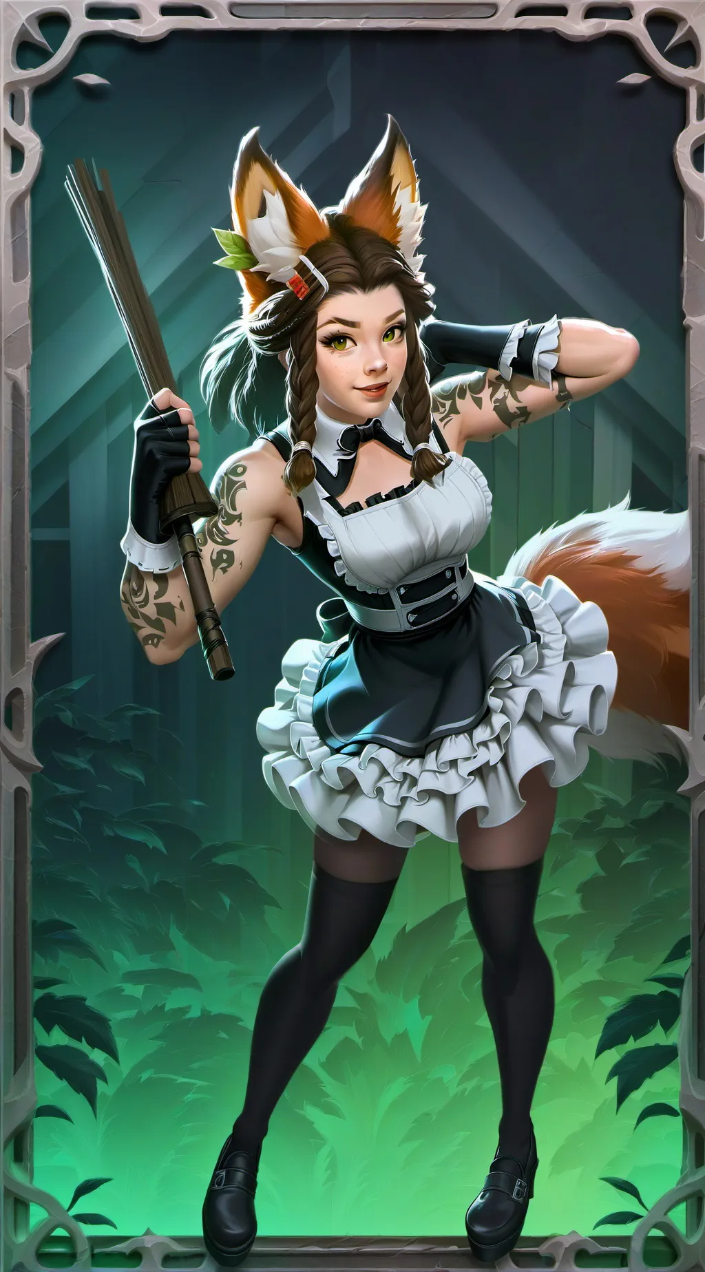 ai character: Hazelnut background