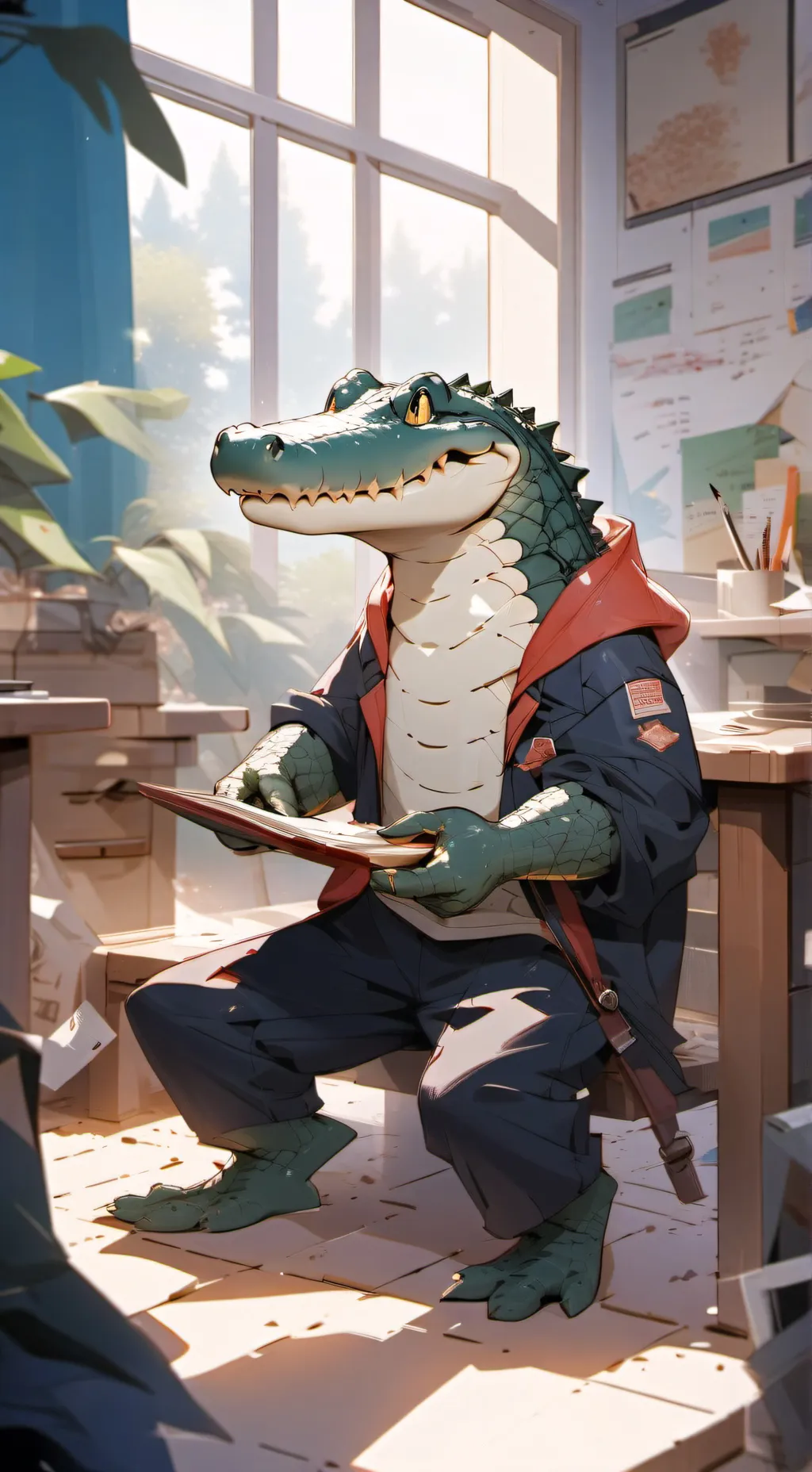 ai character: Max background
