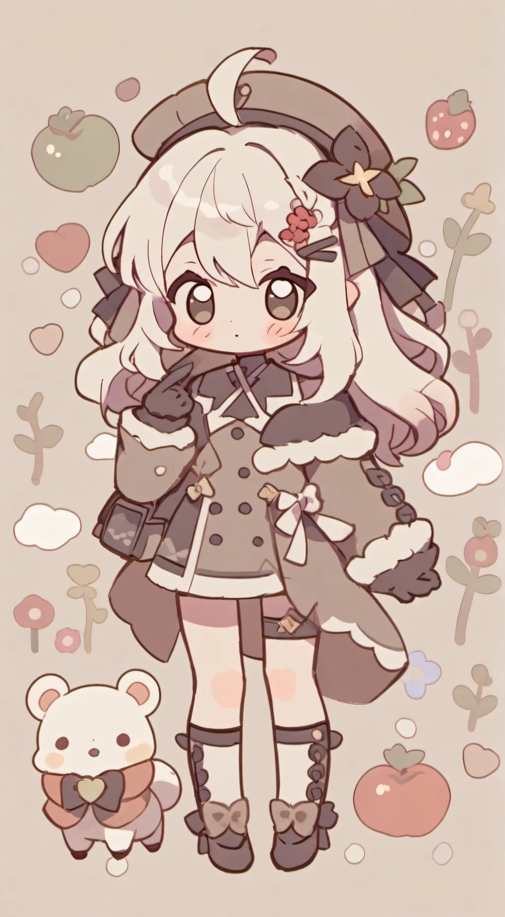 ai character: Chibi 2 background
