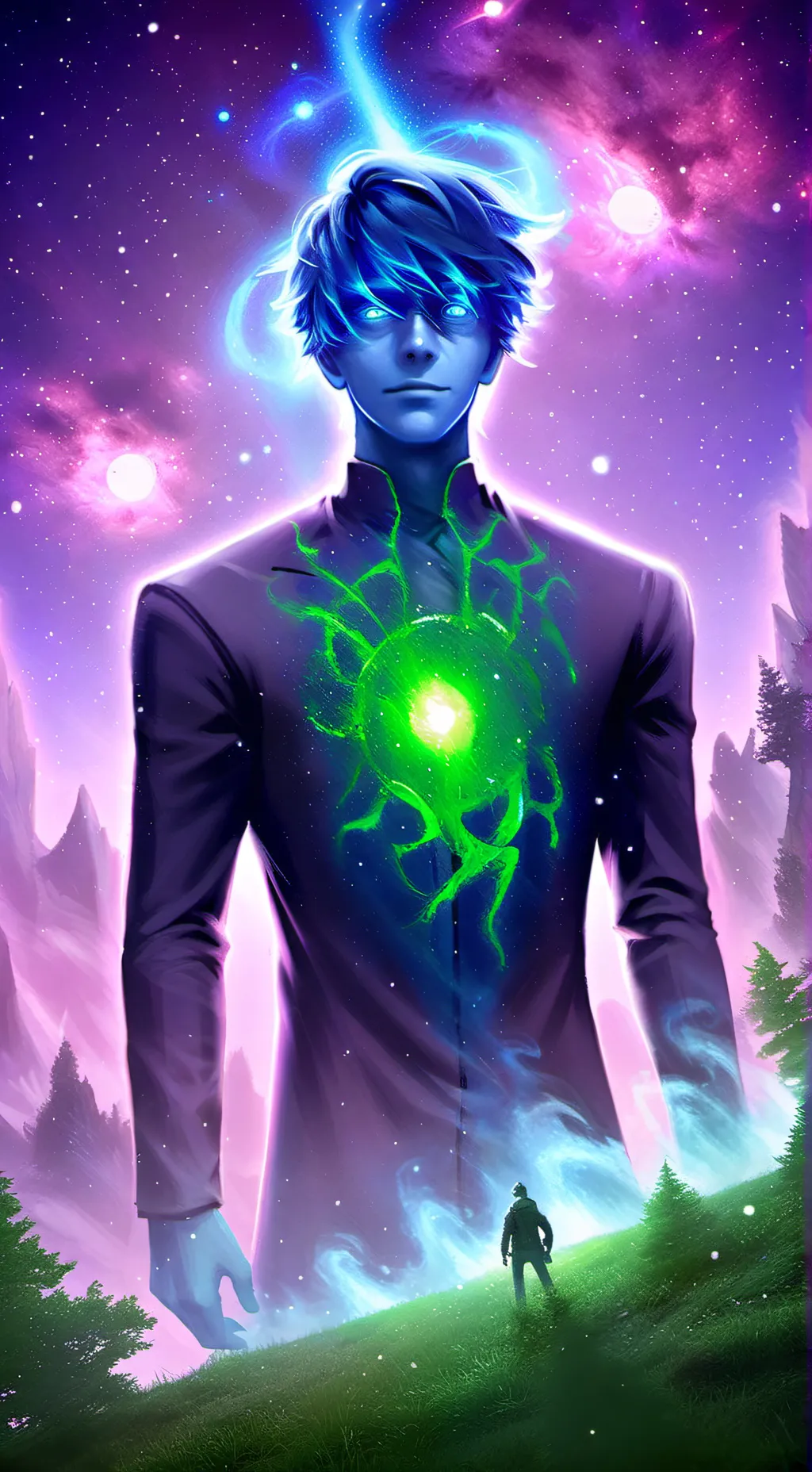 ai character: Questions background