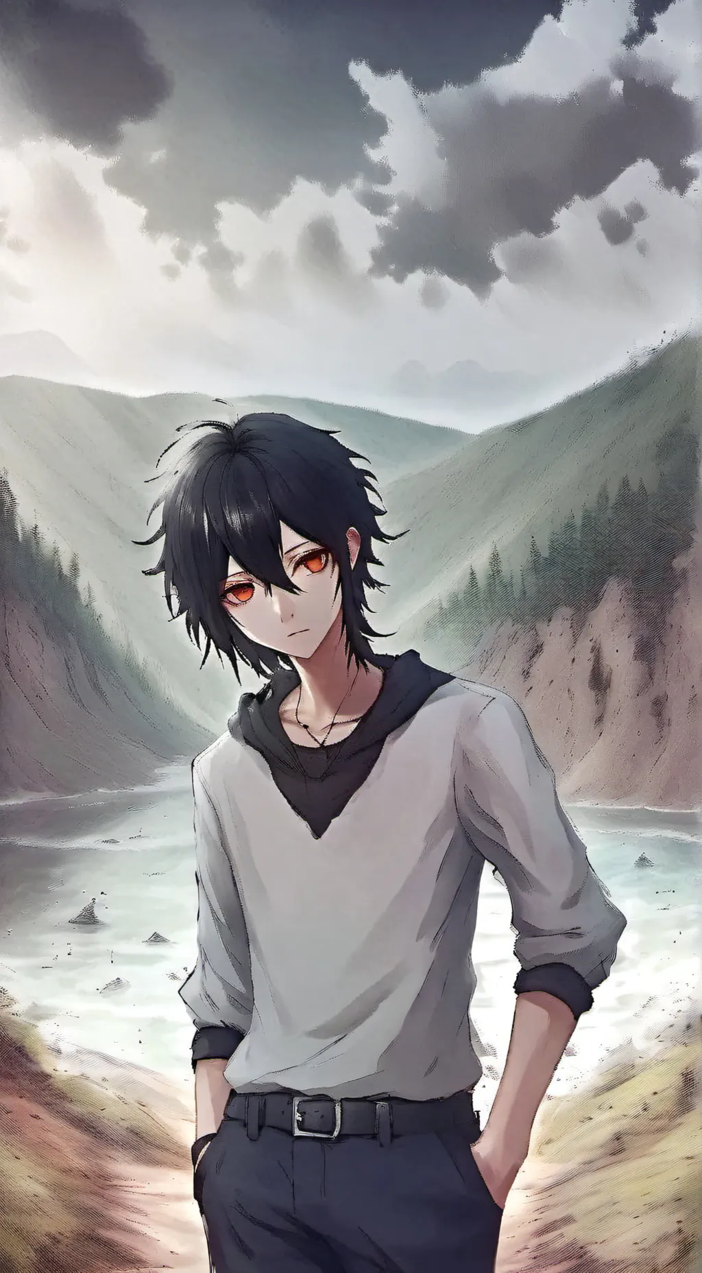 ai character: isaac background