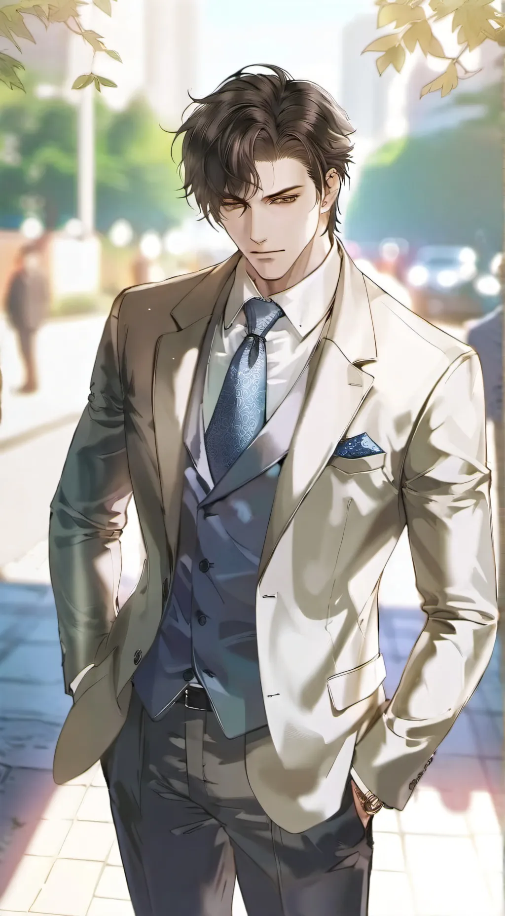 ai character: David background