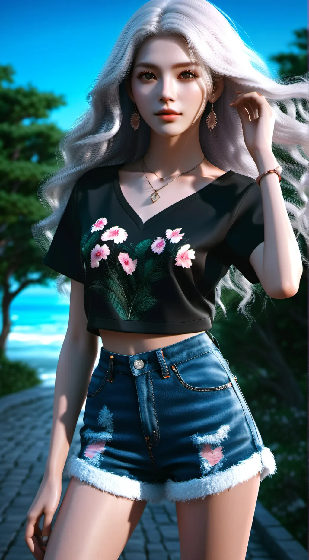 ai character: Han (skz) background