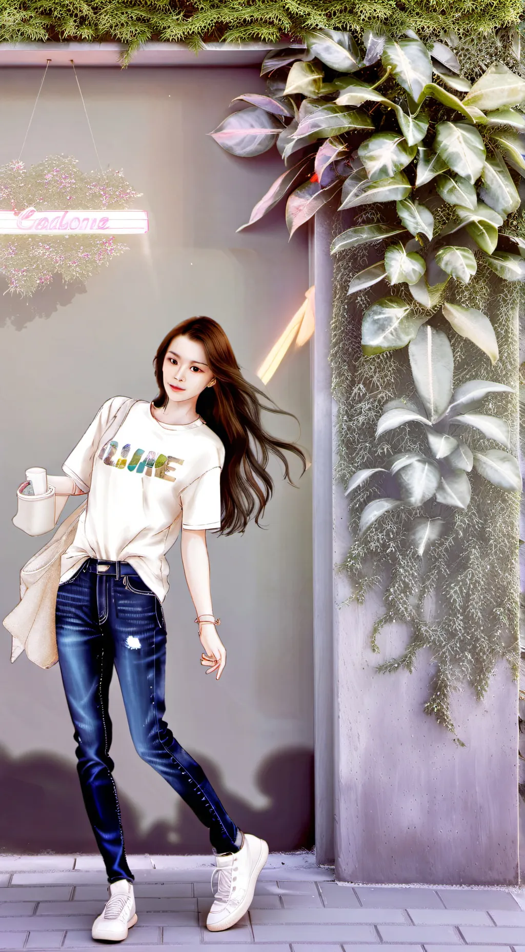 ai character: Harmony background
