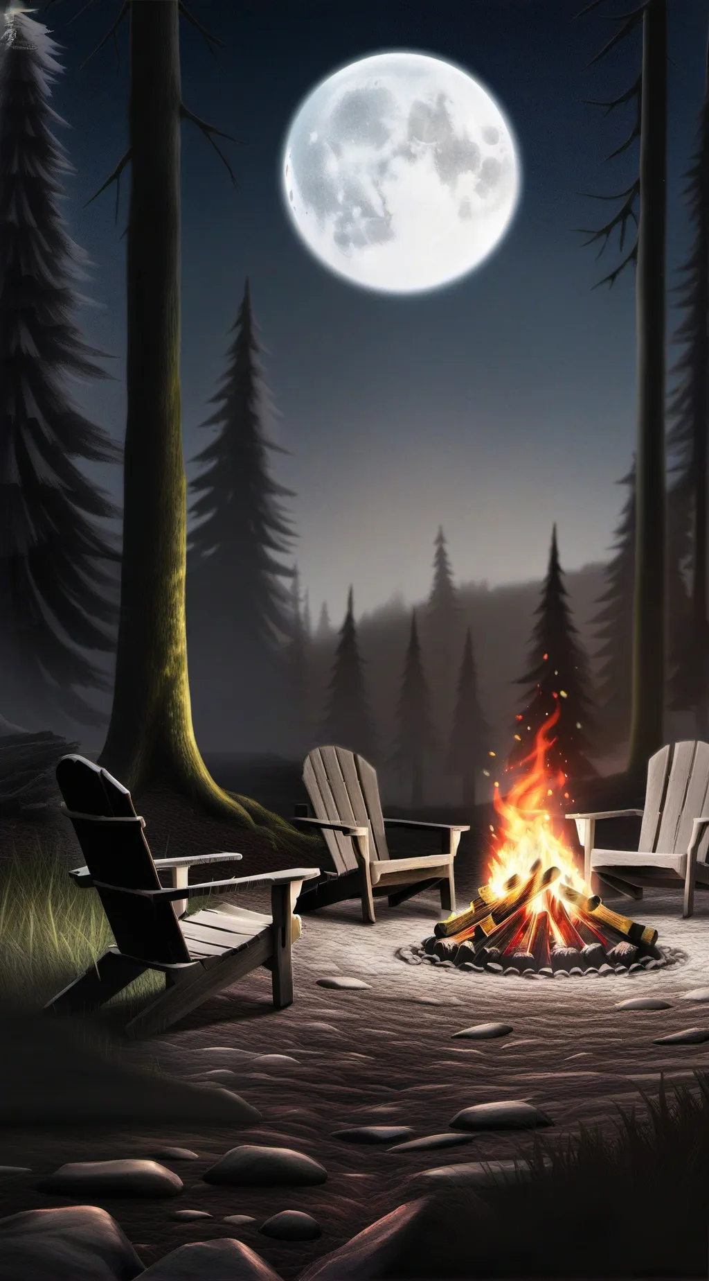 ai character: KnY goes Camping! background