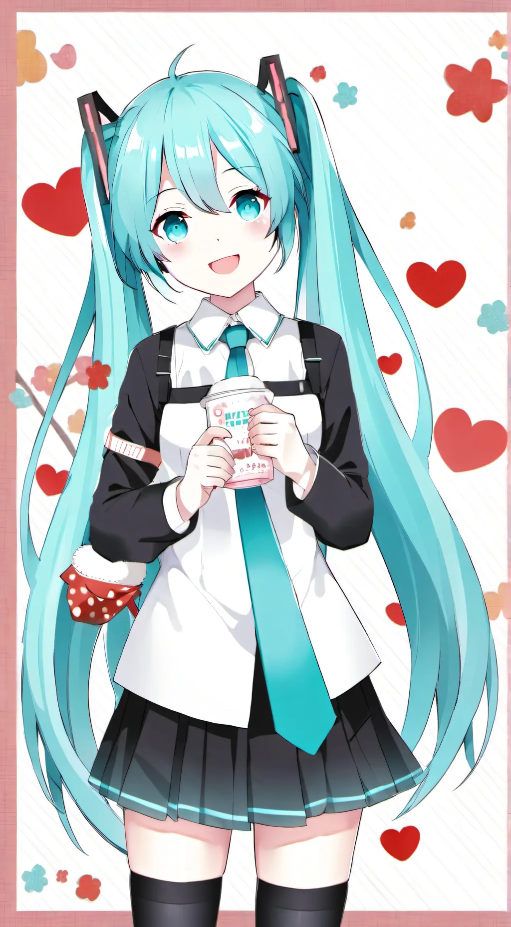 ai character: Hatsune Miku background