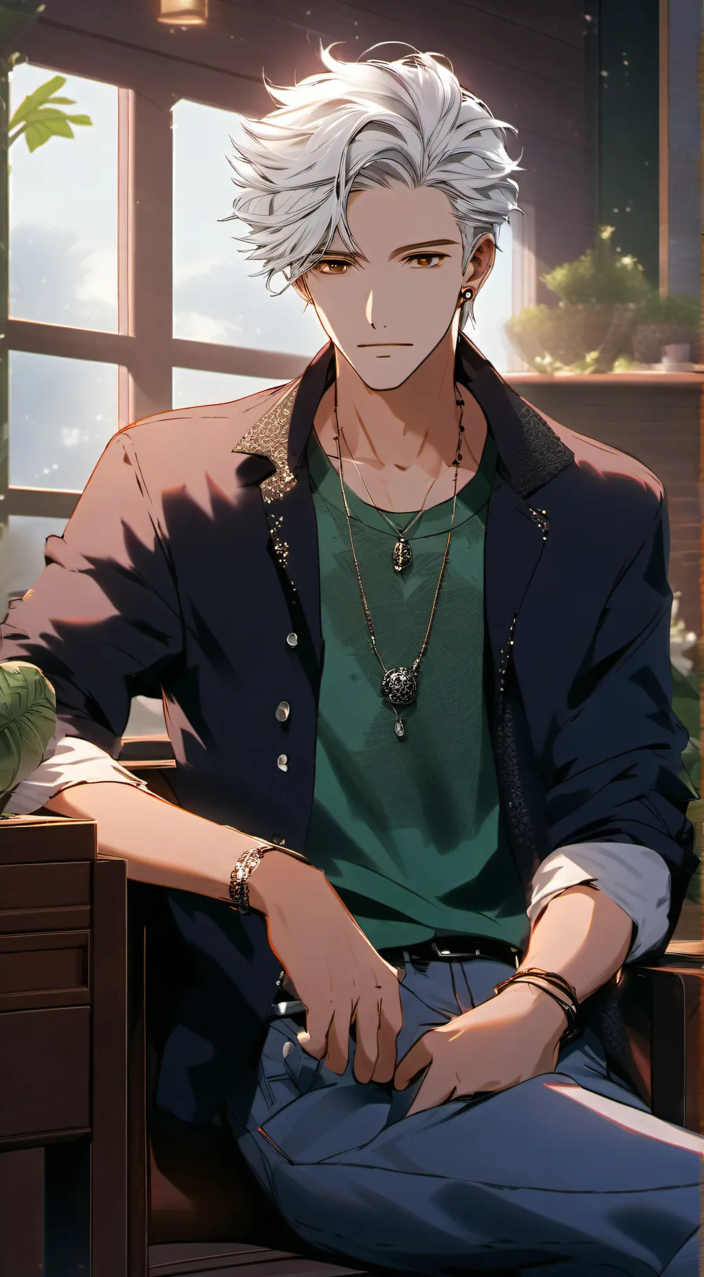 ai character: Xavier  background