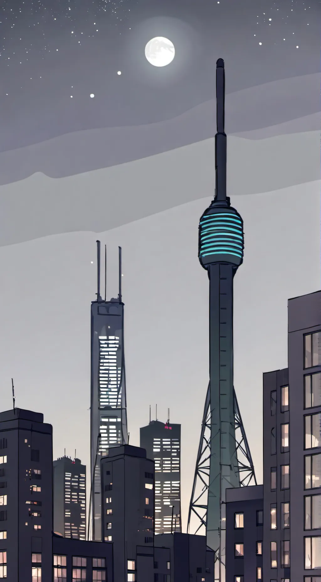 ai character: City background