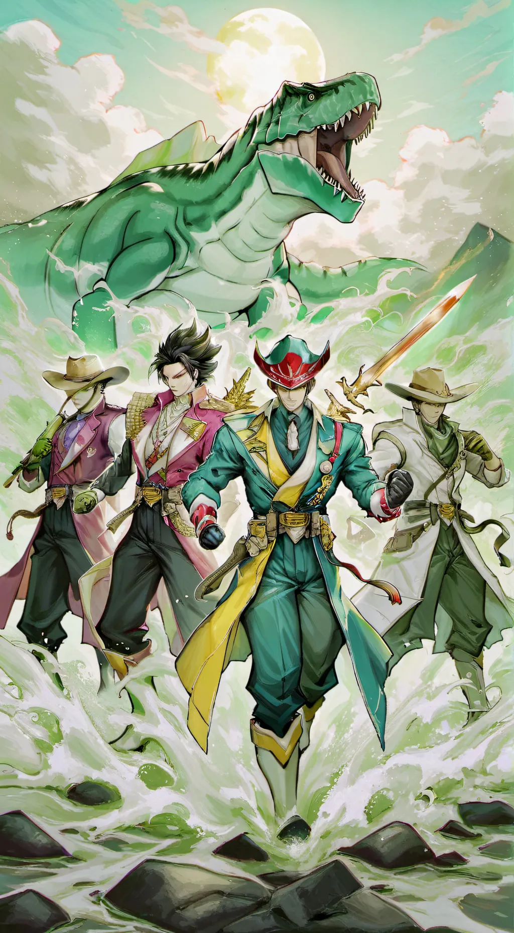 ai character: power rangers dsc background