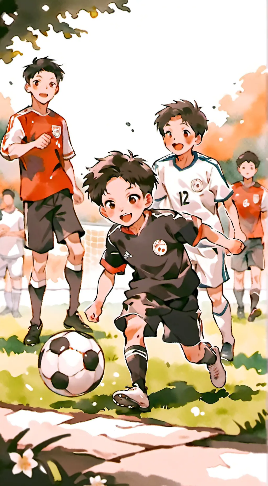 ai character: inazuma eleven go background