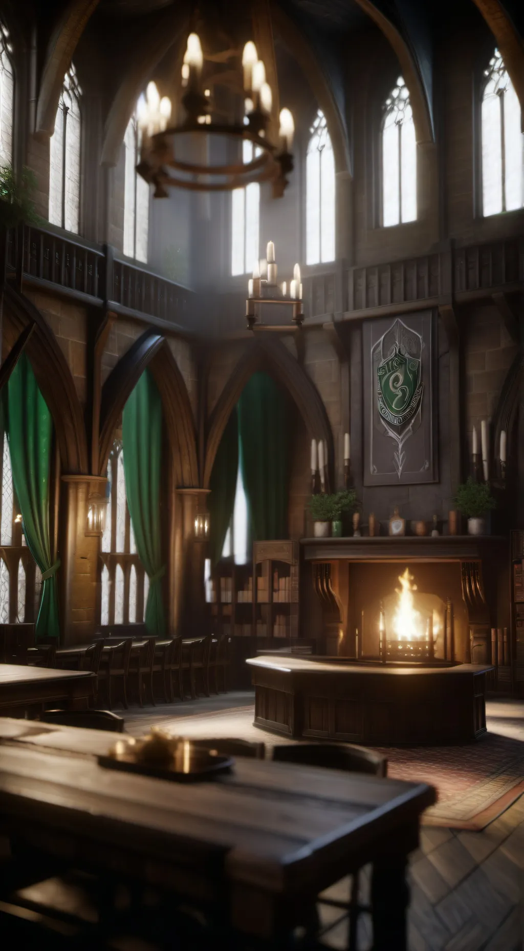 ai character: slytherin romance background