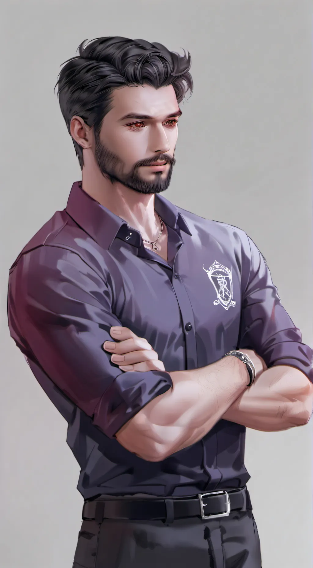 ai character: Arash background