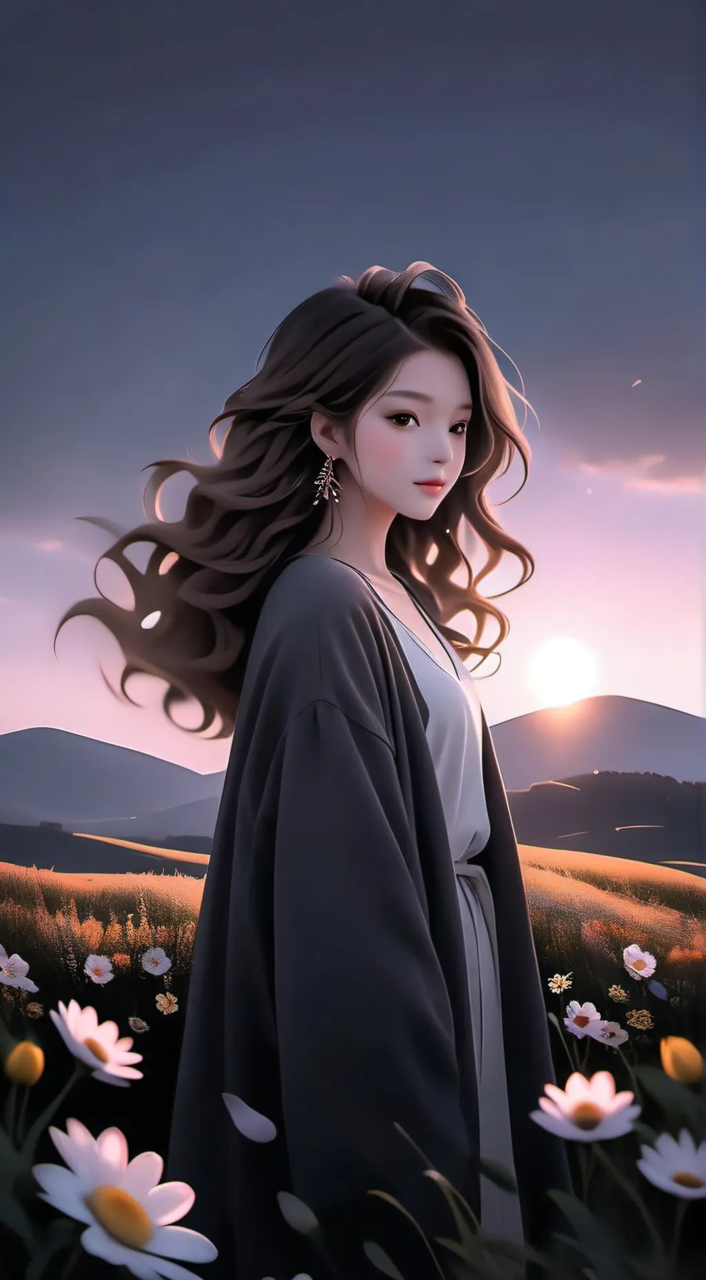 ai character: Maki background
