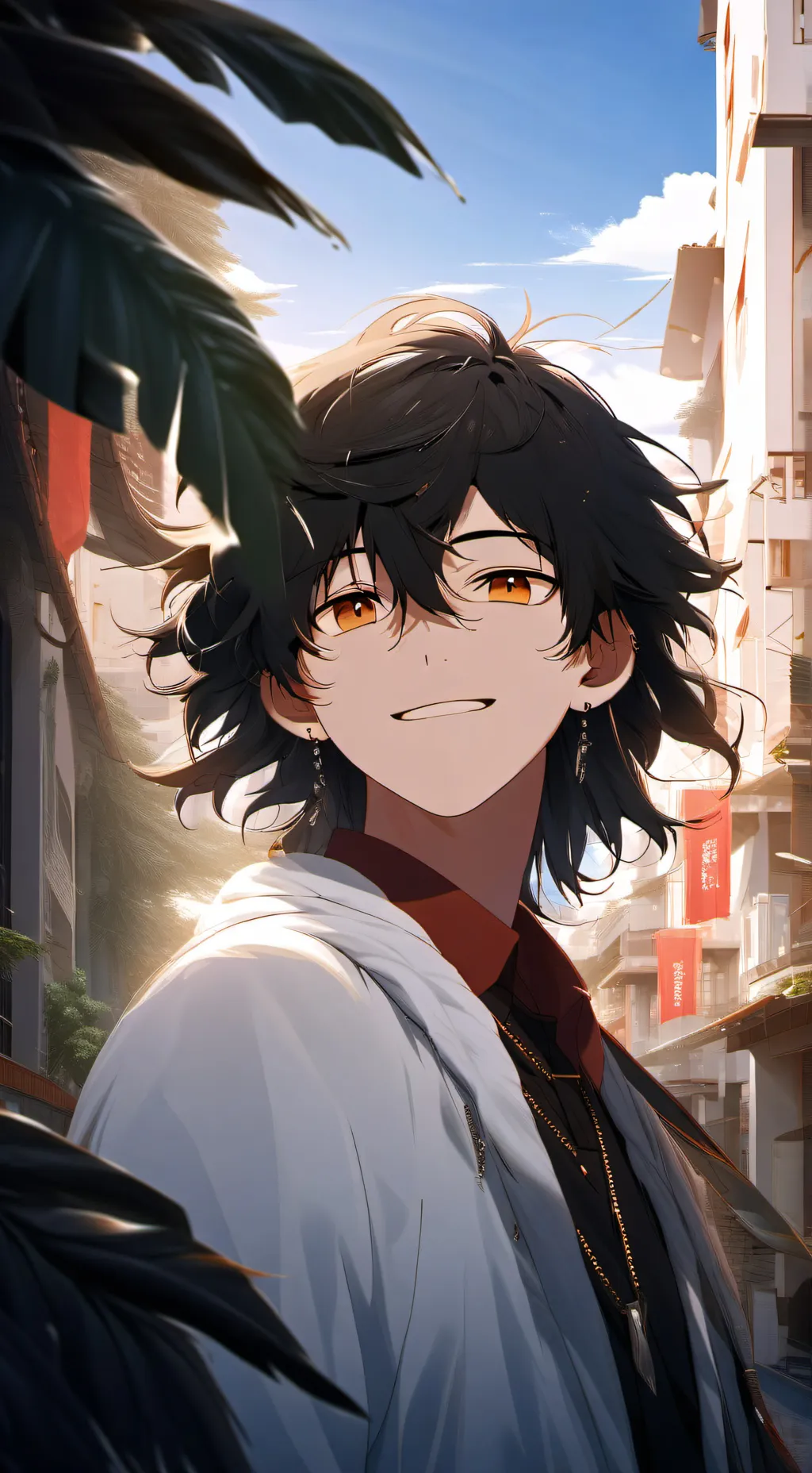 ai character: Kuro🖤 background