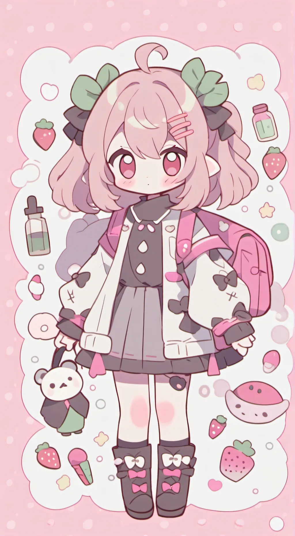 ai character: Kitten army 11 background