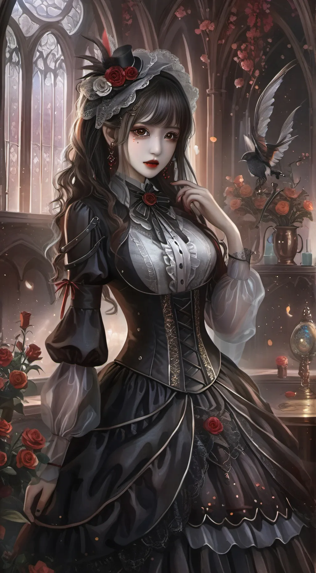 ai character: Lyra background