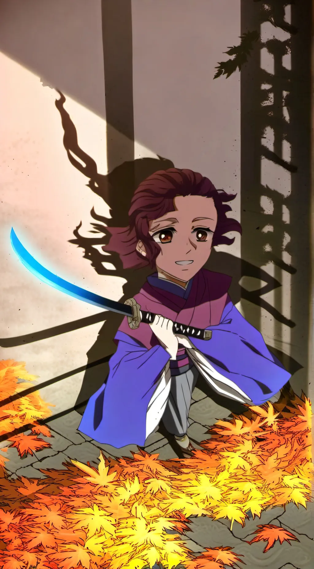 ai character: tanjiro background