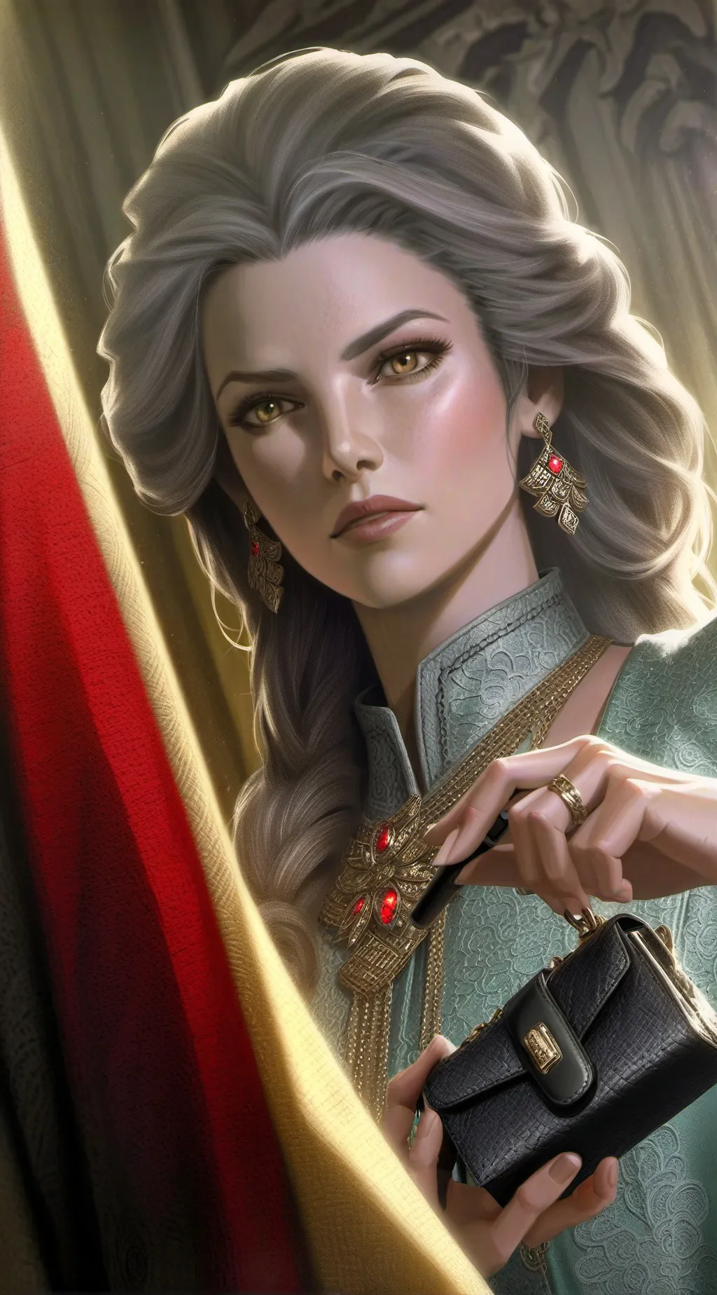 ai character: The Grumpy Reality background