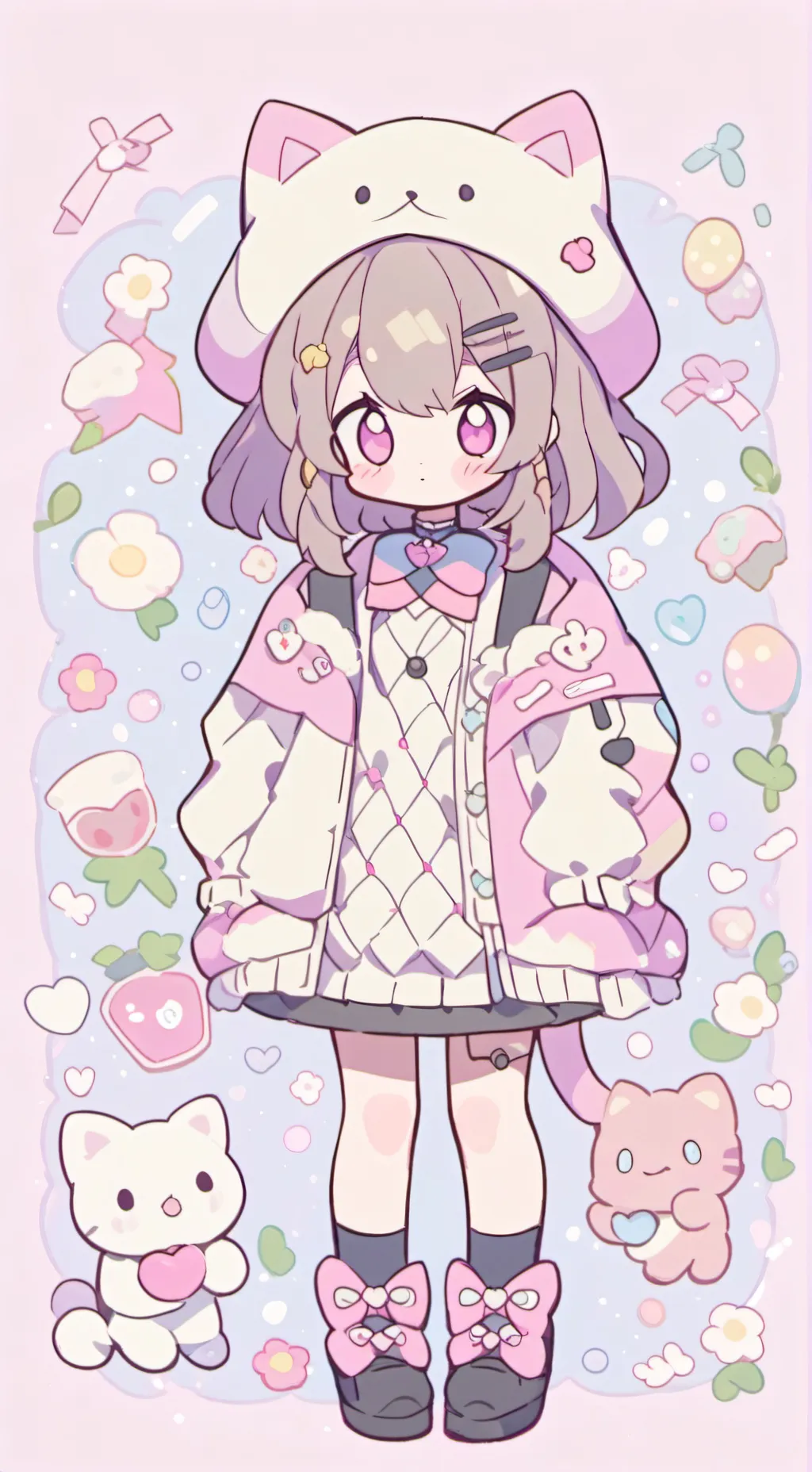 ai character: huntette  background