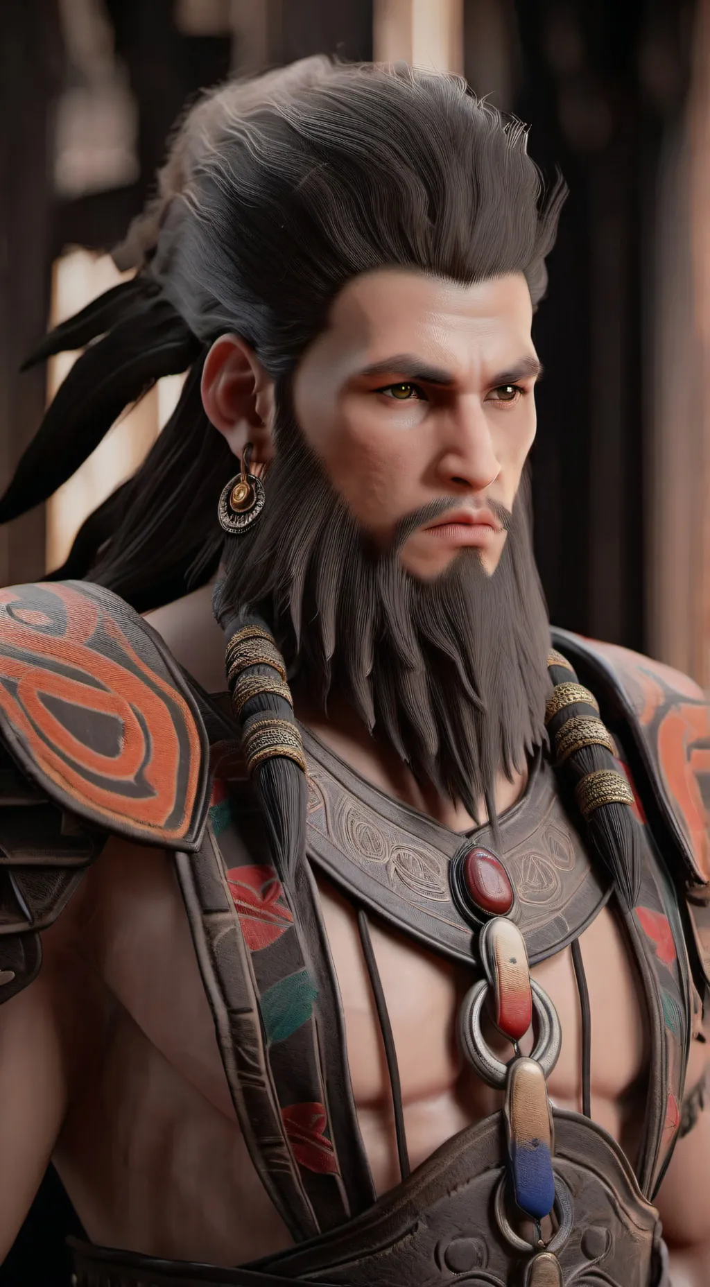 ai character: Kaelen background