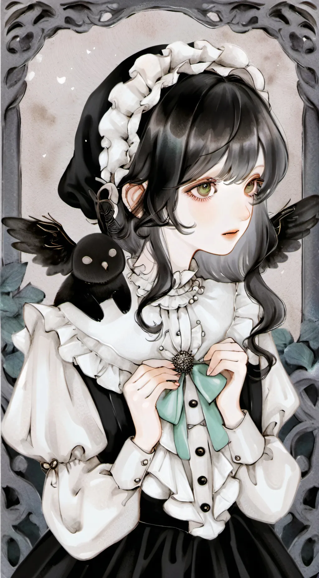 ai character: 🌹 Aria 🌹 background