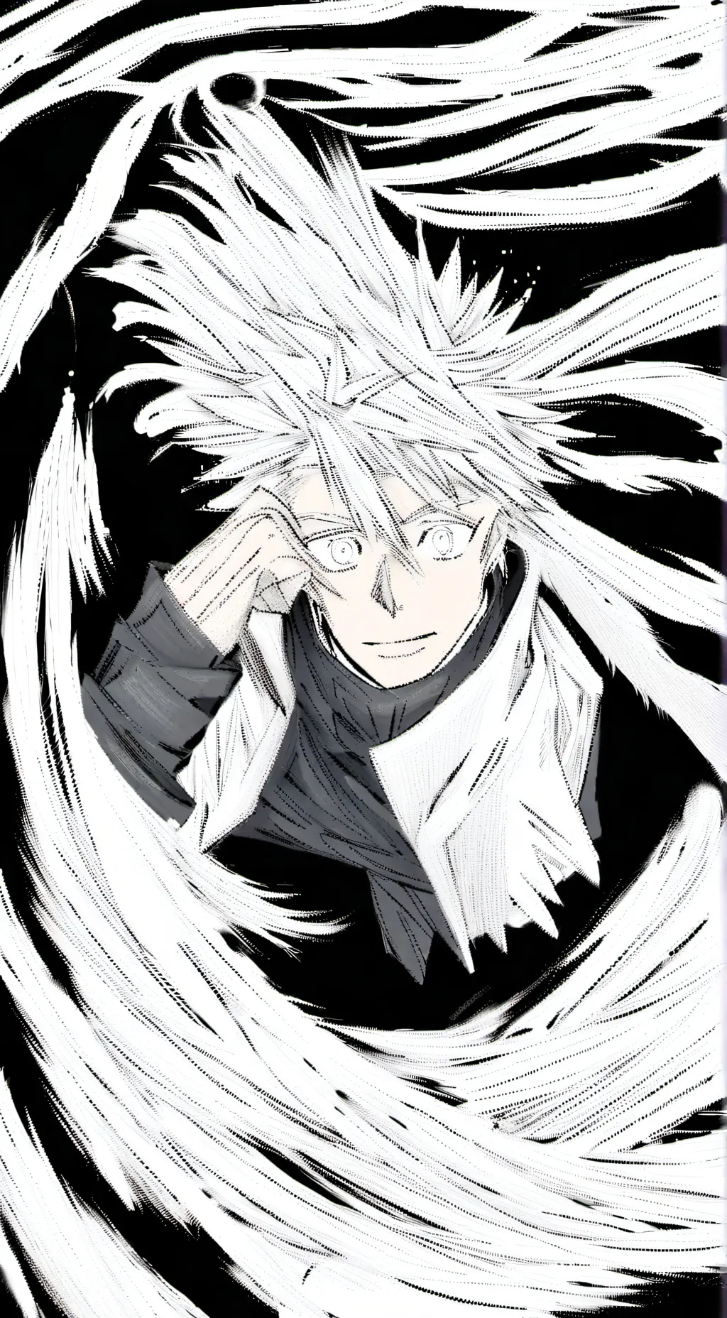 ai character: SATORU GOJO background