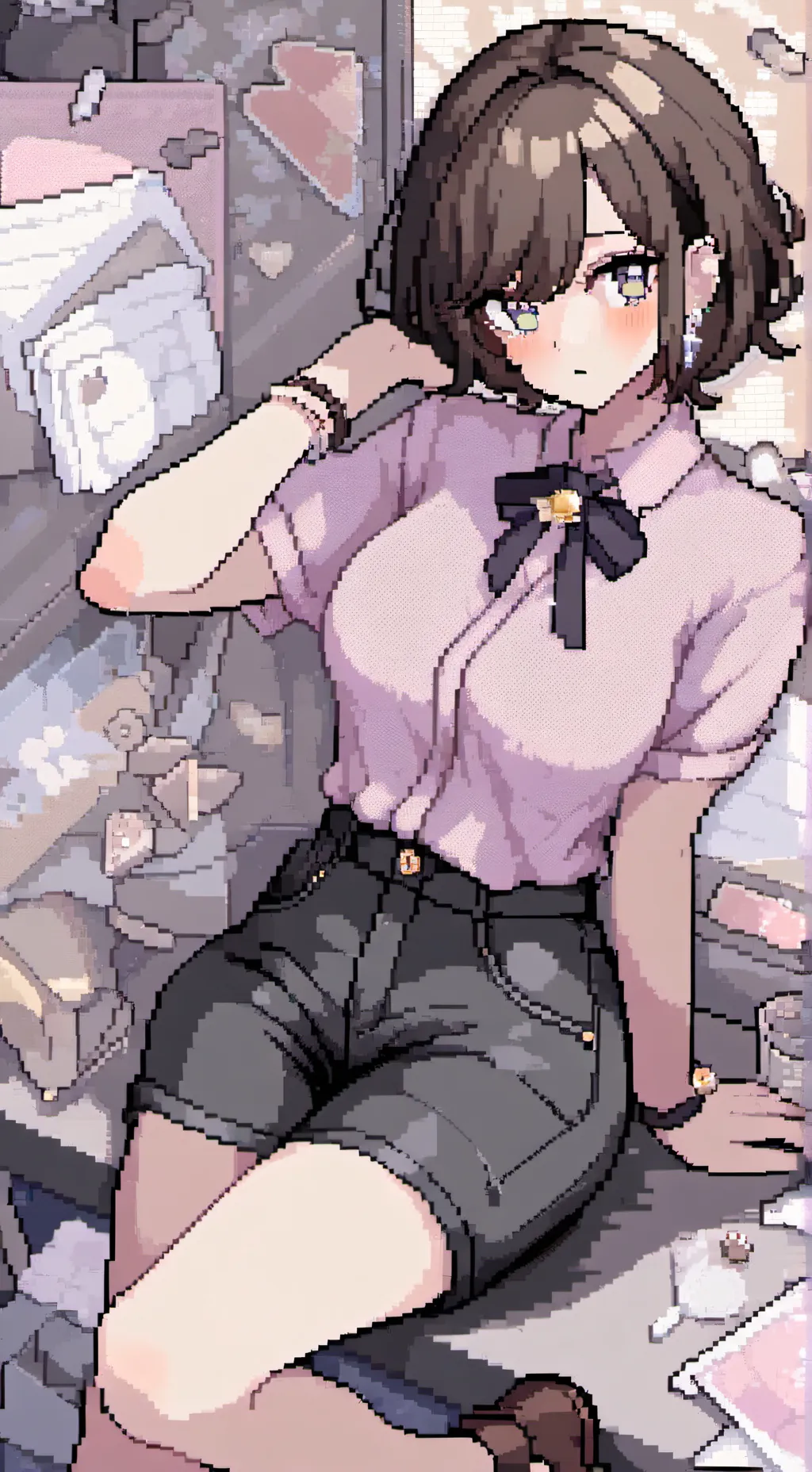 ai character: 《👚> Amber <📃》 background