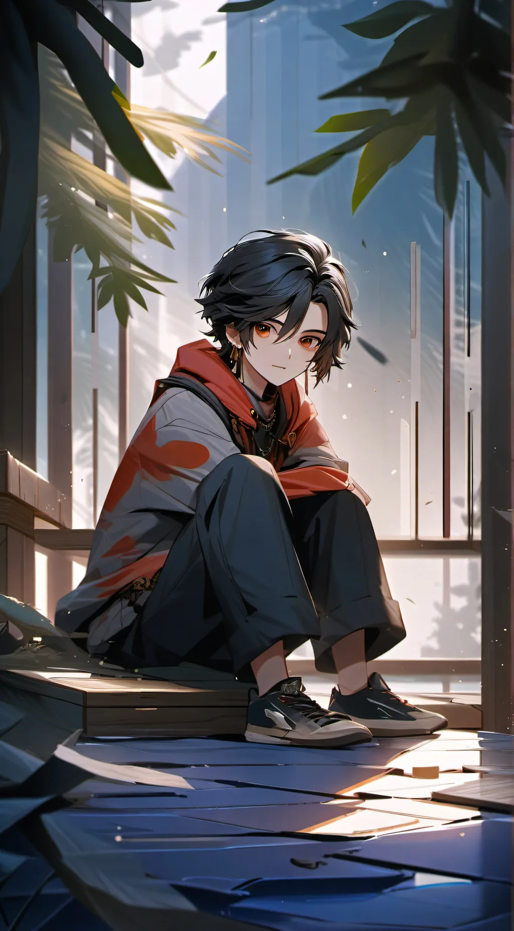ai character: ken,kenzo,kenjie, background