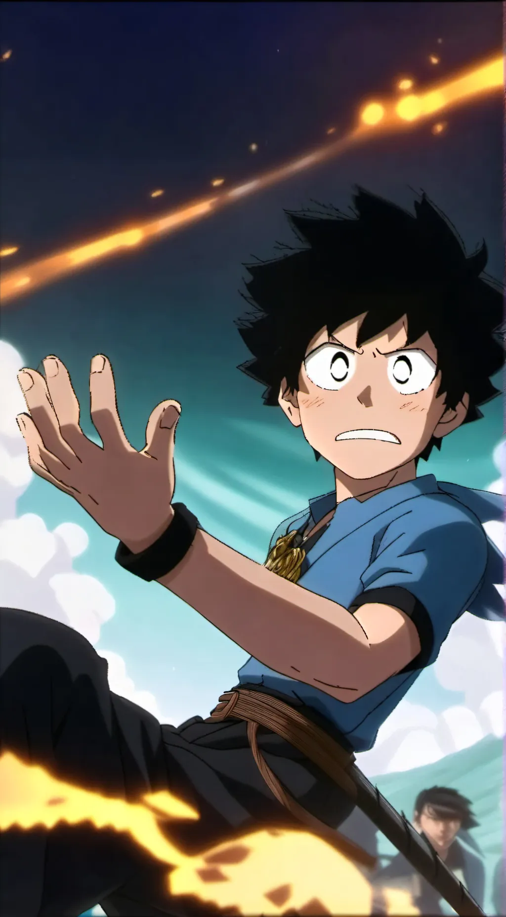 ai character: mha pelea  background