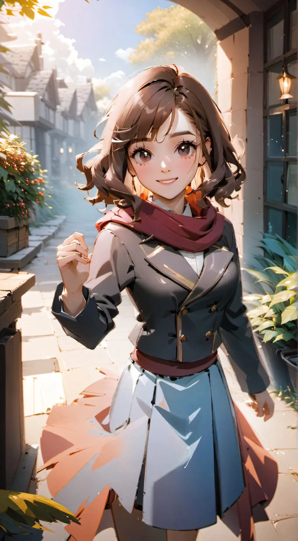 ai character: Hermione  background