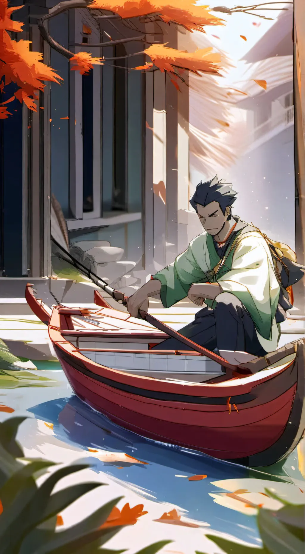 ai character: Japan background