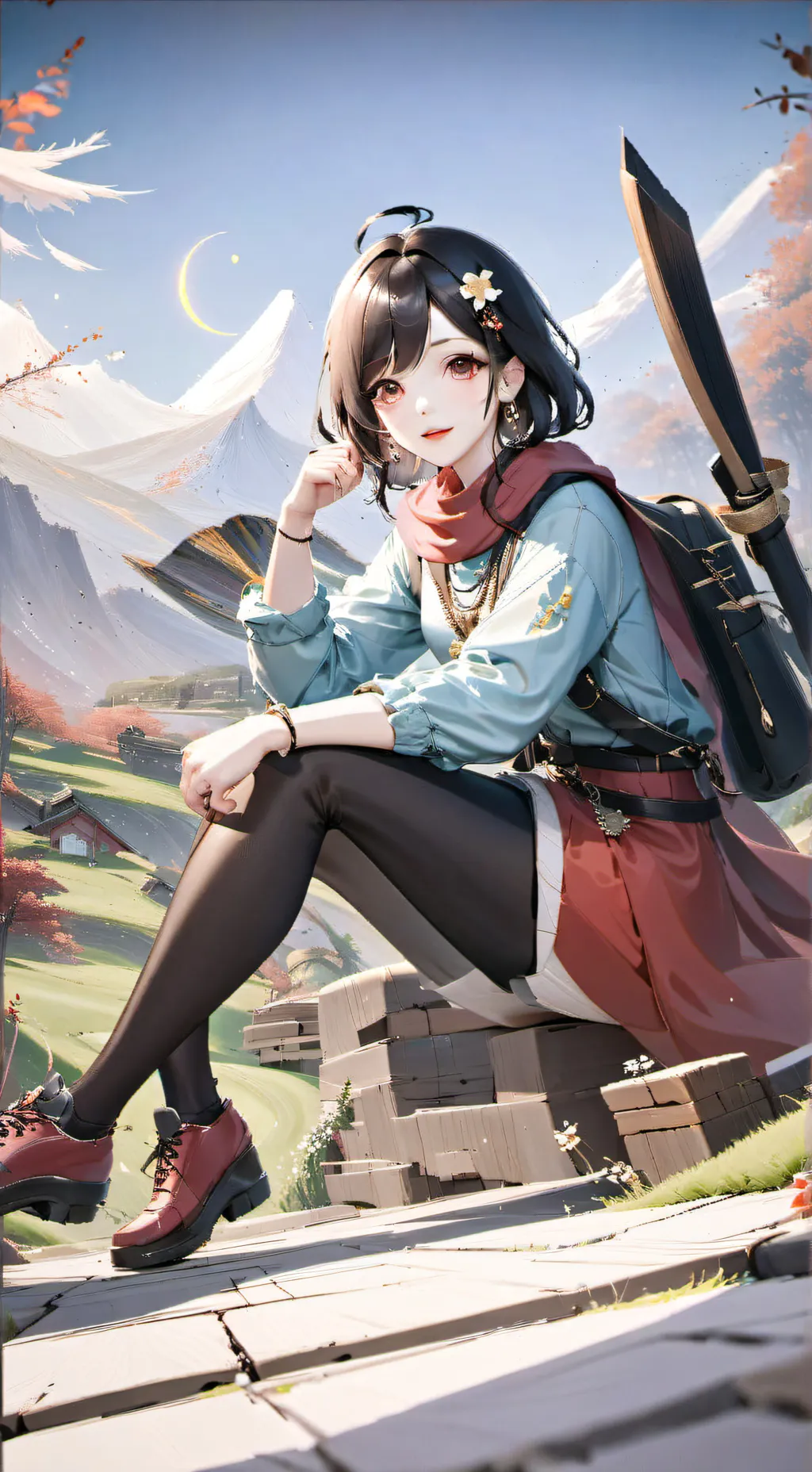 ai character: муля🥬 background