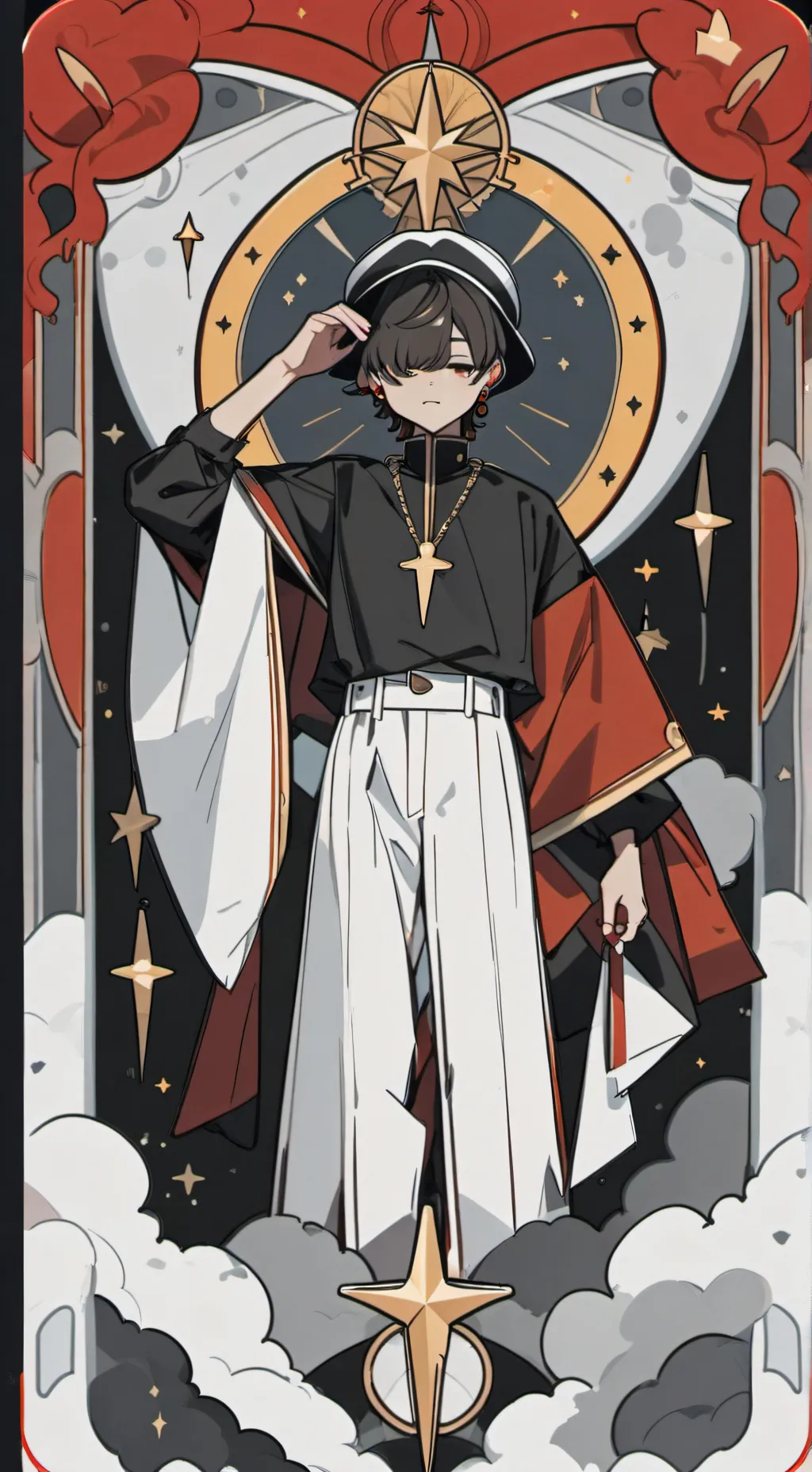 ai character: adios talkie.... background