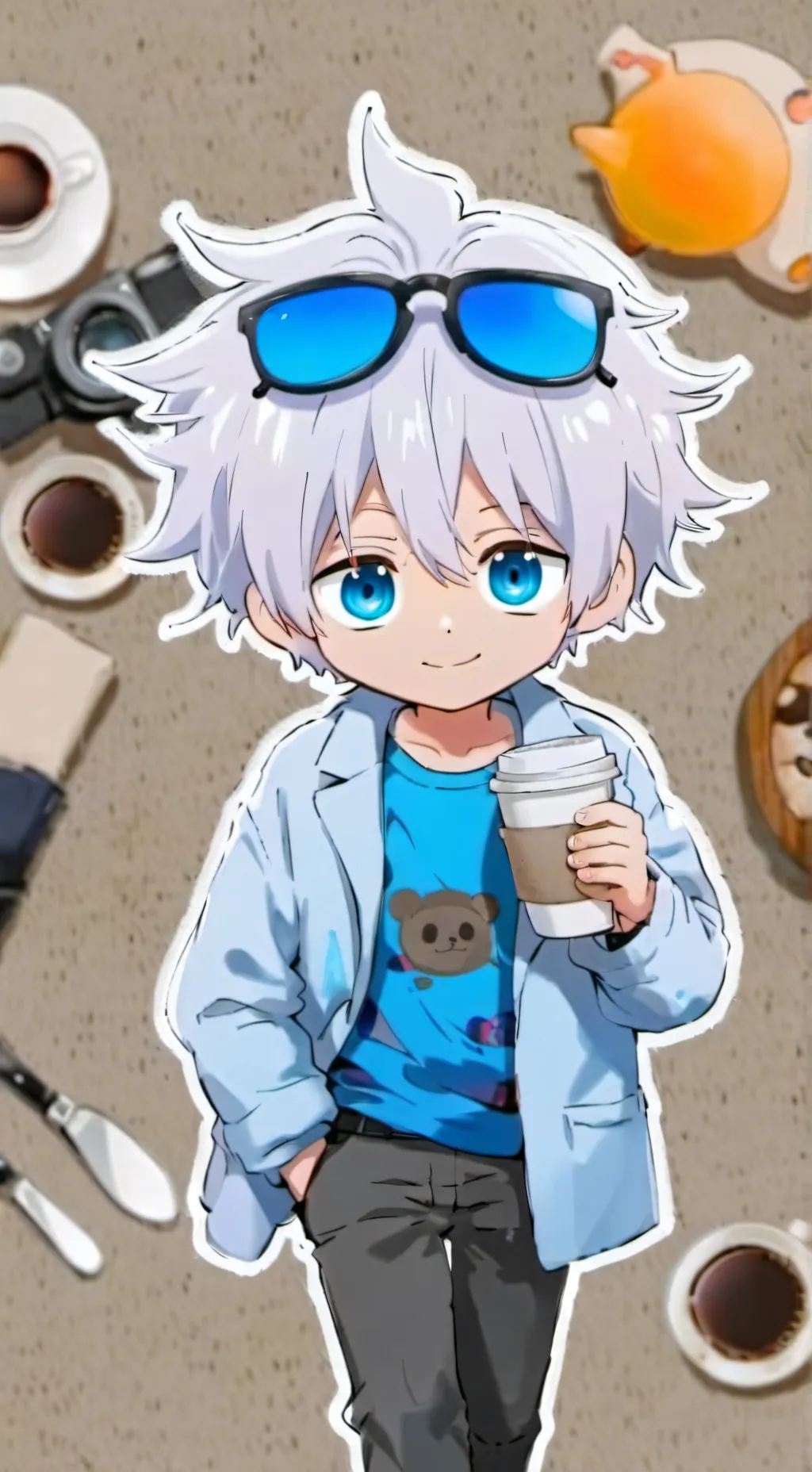 ai character: YOUR SATORU background