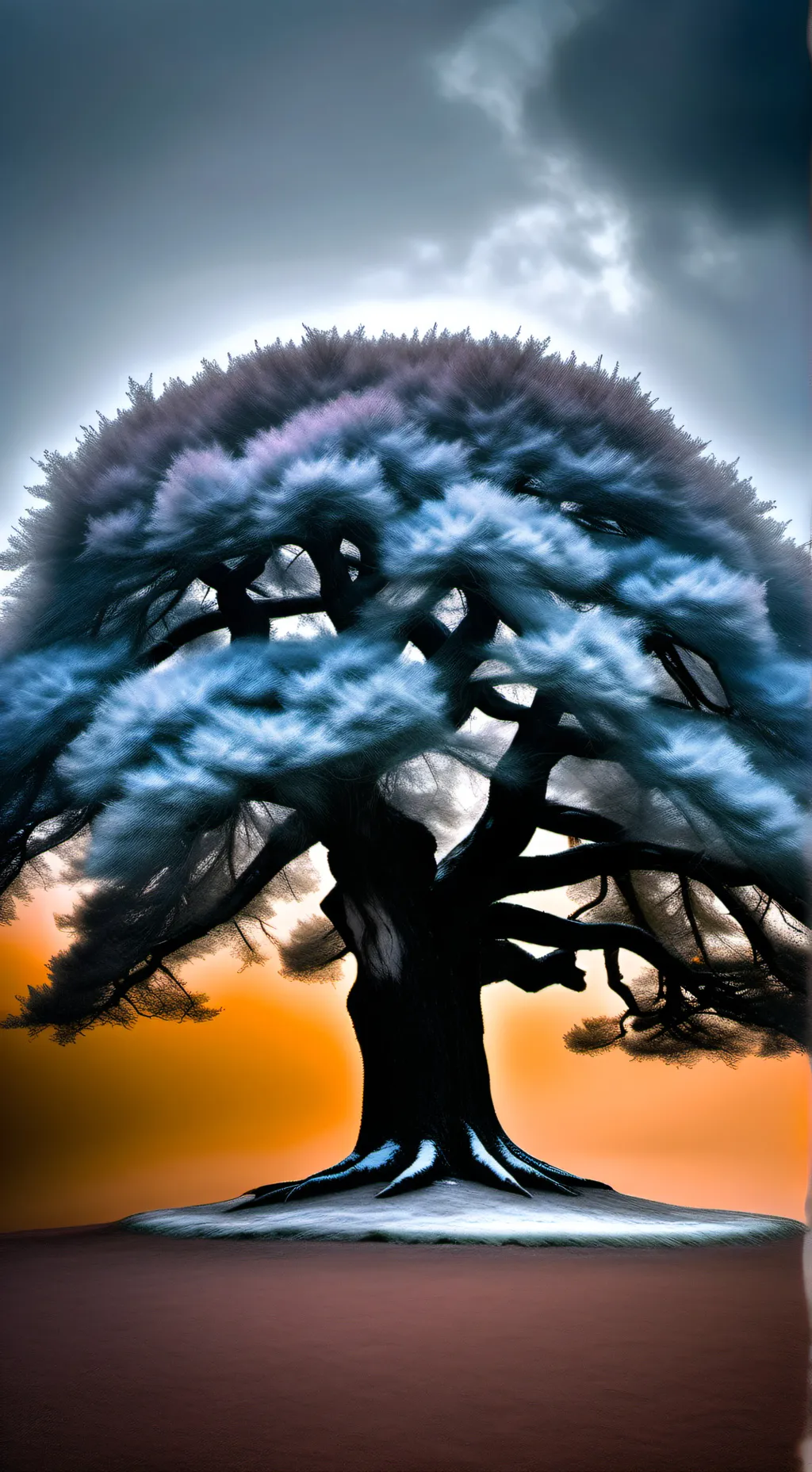 ai character: Tree background