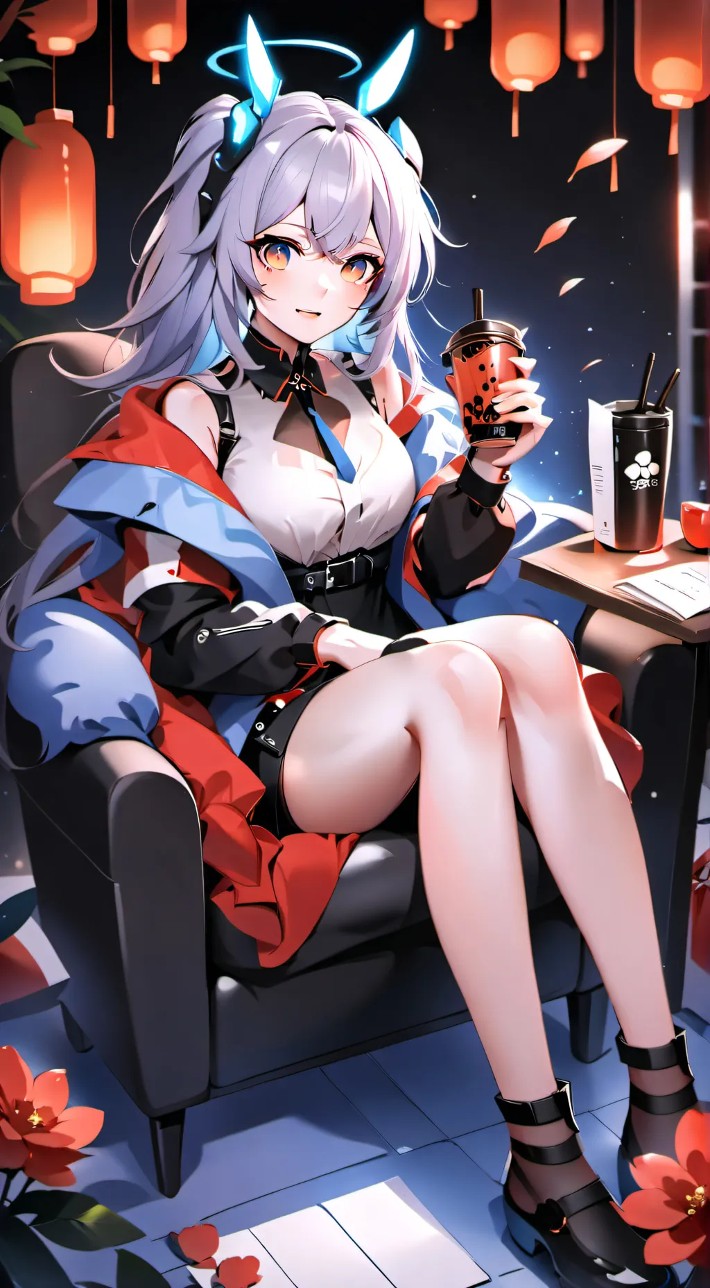 ai character: Tu amiga  background